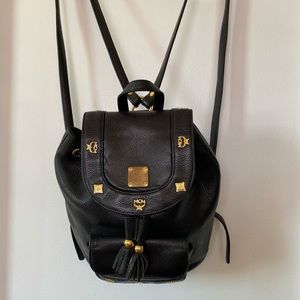 MCM Leather Backpack